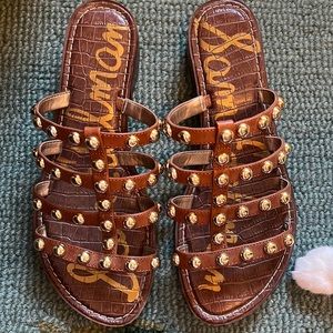 Sam Edelman Sandal, Brown, Size 8